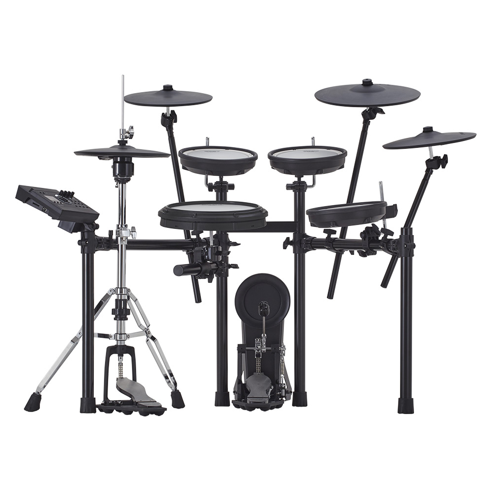 <strong style="font-size: 18px;">Roland TD-17KVX2 E-Drum Set</strong> <br> 1.315 × 1.100 × 1.200 mm, ca. 24,8 kg <br> <strong>39€/monatlich</strong>