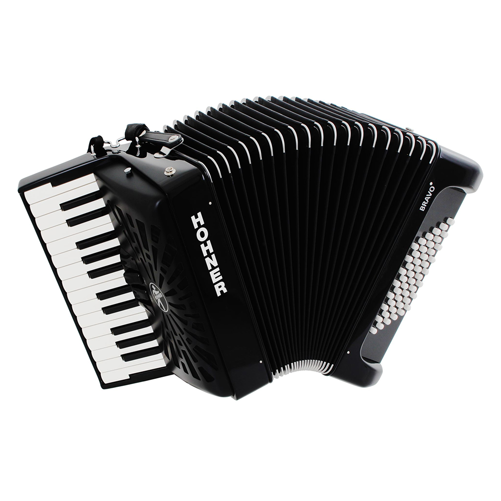 <strong style="font-size: 18px;">Hohner Bravo II 48</strong> <br> ca. 31 × 18,5 cm, ca. 5,0 kg <br> <strong>36€/monatlich</strong>